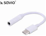 Audio adaptér - USB Type C - mini Jack 3,5 mm SAVIO AK-35