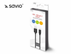 Savio CL-129 USB kabel 2 m USB 2.0 USB A USB C Černá