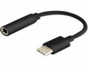 Audio adaptér - USB typ C - Mini Jack 3,5 mm SAVIO AK-35 / B