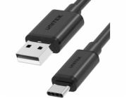 UNITEK USB CABLE USB-A — USB-C 25CM  Y-C480BK