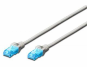 Digitus CAT 5e F-UTP patch cable, PVC AWG 26/7, length 5 m, color grey