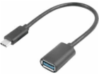 LANBERG USB-C(M) 3.1 na USB-A(F) adaptér kabel 15CM černý...