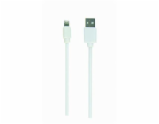 Gembird kábel nabíjací Lightning 8-pin (M) na USB 2.0 (M), 1 m, biely