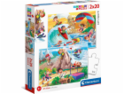 Puzzle 2x20 dílků Let's Sport!