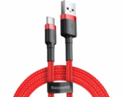 Kabel USB-C Baseus Cafule 2A 2m (červený)