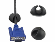 Esperanza EBA101K cable clamp Black 6 pc(s)