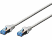 Digitus CAT 5e F-UTP patch cable, PVC AWG 26/7, length 10 m, color grey