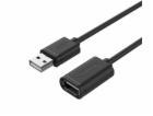 Prodlužovací kabel USB 2.0 AM-AF, 0,5 m; Y-C447GBK