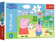 Puzzle 60 dílků Zábava s kamarády prasátka Peppy