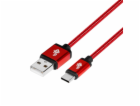 TB Touch Cable USB - USB C 1.5 m ruby
