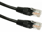 Patchcord Cat.6 RJ45 UTP 5m, černý