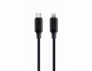 GEMBIRD Kabel USB 2.0 Type-C na Ligtning (CM/8pinM), 1,5m, datový, černá