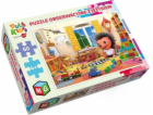 Pozorovací puzzle 60 dílků s ježkem