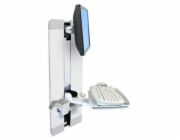 Ergotron StyleView - Montážní sada (police na klávesnici, opěrka zápěstí, mouse pouch, panel vertical lift) - pro LCD displej / PC vybavení - pokoj pro pacienty - ocel - bílá - velikost obrazovky: až 
