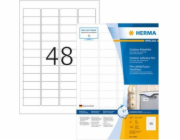 Herma A4 Fóliové štítky odolné proti povětrnostním vlivům 45,7 x 21,2 mm Bílé extra silné přilnavé roztažnosti – 9536