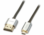 Lindy HDMI Micro - HDMI kabel 4,5m stříbrný (41679)