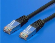 Patch kabel FTP Cat 6, 10m - černý