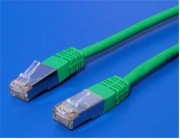 Patch kabel FTP cat 5e, 0,5m - zelený