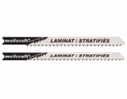 Wolfcraft 3ks přímočaré pilky HCS laminat, parket