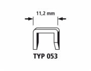 Wolfcraft široké sponky, 1000 ks, Typ53 14mm 7045000