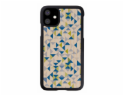 Pouzdro MAN&WOOD SmartPhone iPhone 11 modrý trojúhelník černý