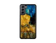Pouzdro iKins pro Samsung Galaxy S21+ kavárna terasa černá
