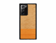 MAN&WOOD case for Galaxy Note 20 Ultra herringbone arancia black