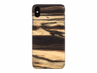 Pouzdro MAN&WOOD SmartPhone iPhone XS Max bílé ebenově černé