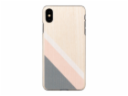 Pouzdro MAN&WOOD SmartPhone iPhone XS Max růžový oblek černý