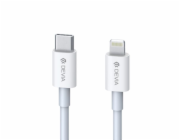 Kabel Devia Smart Series PD pro Typ-C to Lightning (MFI) 18W bílý