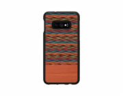 Pouzdro MAN&WOOD SmartPhone Galaxy S10e hnědé kostkované černé