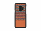 Pouzdro MAN&WOOD SmartPhone Galaxy S9 hnědé kostkované černé