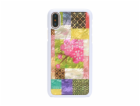 Pouzdro iKins SmartPhone iPhone XS/S třešňový květ bílý