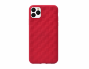 Devia Woven2 Pattern Design Soft Case iPhone 11 Pro red