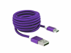 Sbox USB->Micro USB M/M 1m USB-10315U plum purple