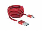 Sbox USB->Micro USB M/M 1.5m USB-10315R red