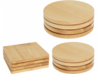 Sada bambusových podtácků 4 ks