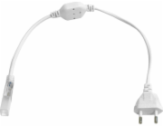 Art LED pásek ART Zástrčka s 50cm kabelem pro 230V LED pásek, až 50m + konektor + 5 úchytů