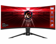 Phantom Gaming by Asrock monitor PG34WQ15R2B prohnutý 34"/ VA/3440x1440/165Hz/550cd/m2/1ms/ 8bit/DP/2x HDMI/wifi ant.
