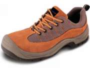 Bezpečné semišové boty Dedra s ocelovým výtahem velikosti 40 (BH9P3-40)