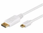 PremiumCord Displayport Mini Cable - Displayport 1M White (KPort2-01)