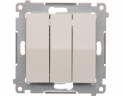 Kontaktní konektor Triple Connection Simon 54 White (DW31.01/11)