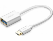 Adaptér Ugreen USB adaptéru OTG USB-C 3.0 White