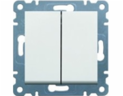 Hager LUMINA 2 konektor na svícen bílý - WL0040