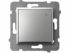 Ospel Aria Silver schodišťový spínač (LP-3U/m/18)