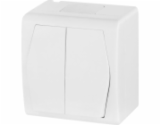 Elektro-Plast Hermes2 Hermetický vypínač na svícen 10A IP44 bílý (1002-00)