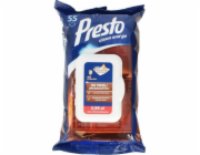Presto 2in1 hadřík + čisticí kapalina pro dřevěný nábytek 55 ks.