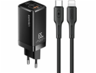 Nabíječka Upiams Djams Lock síť. MT 2XUSB-C + USB GAN 65W...
