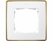 Kontaktní-Simon Simon Detail 82 Single Frame Detail Select-Metal White / Gold Base 8201610-245