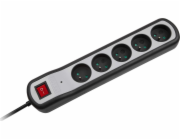 Rebel Power Strip 5 zásuvek se spínačem (1,5 m, 3x1,5 mm)
